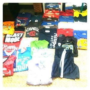 Sports in regular t-shirts